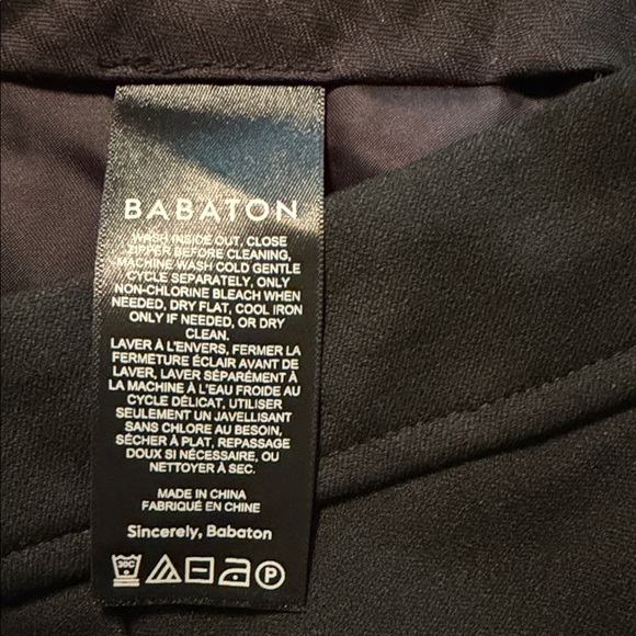 Babaton Black Allegory Tailored Jog Pants - Picture 4 of 5